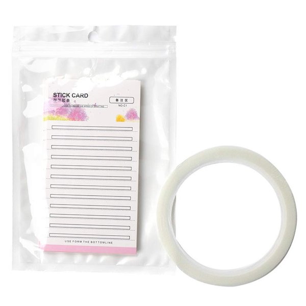 20 Pcs Eyelash Extensions Display Pads Strip Card with 2 Roll Double-Sided Tape False Eyelash Grafting Tool