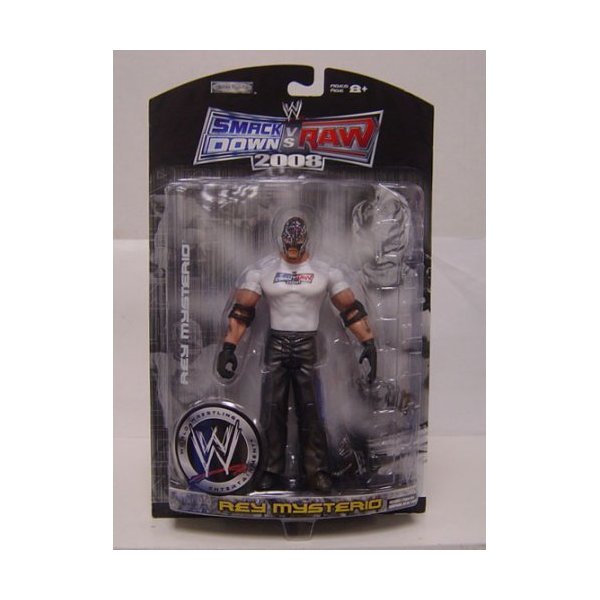 WWE Wrestling Smackdown vs. Raw 2008 Exclusive Action Figure Rey Mysterio