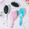 AhlsenL 4 Pack Detangler Hair Brushes, Anti-static Massage Comb Hair Brush for Women Girls Curly Straight Long or Short Hair