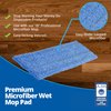 Microfiber Wholesale 20" Premium Microfiber Wet Mop Pad (2 Pack) | Refills for Professional Microfiber Mop Sold Before 10/19