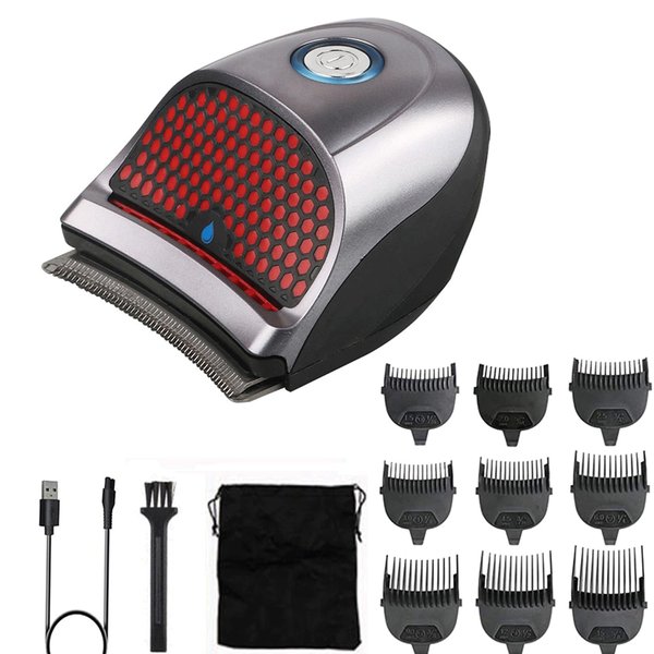 HAASHADA Shortcut Hair Clippers Self-Haircut Kit for Men, Shortcut Self Grooming Haircut Kit with 9 Limited Combs, USB Rechargeable Cordless Electric Hair Trimmer Professional Hair Cutting Machine