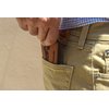LaserGram Faux Leather Bi-Fold Wallet, Baseball Ball, Personalized Engraving Included (Rustic)