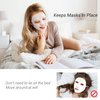 5 Pieces Reusable Facial Mask Cover Silicone Skin Mask Moisturizing Face Wrap for Sheet Prevent Evaporation Masks Face Care Tool (Clear)