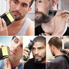 HIENA PRO Hair Trimmers and Foil Shaver for Men Kit,Men Professional Cordless Barbers Hair Clippers with LCD Display,Black Gold Zero Gapped Hair Trimmer, Double Foil Shaver,Gifts for Men