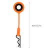 RC Car Shell Body Clip,4PCS Silicone and Iron RC Body Clip for 1/10 Model Car (Orange)