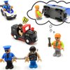 Toy People Figures with Tool for Kids Action Figures Playsets for Trains Cars Various Professions for Play House Wooden Train Track