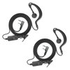 Upgraded Walkie Talkie Earpiece with Microphone for Baofeng BF-888S UV-5R Arcshell AR-5 Retevis H-777 Ansoko A-8S Greaval GV-8S(Pack of 2)