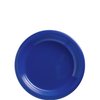 Bright Royal Blue Round Disposable Plastic Plates - 7" (Pack Of 50) - Sturdy Dinnerware For Parties, Events & Everyday Use