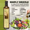 Papa Vince Olive Oil Extra Virgin - First Cold Press Family Harvest 2023/24, Polyphenol Rich, Subtle Peppery Finish, Unrefined, High in Monounsaturated Fat, No Pesticides, No GMO, Sicily, Italy