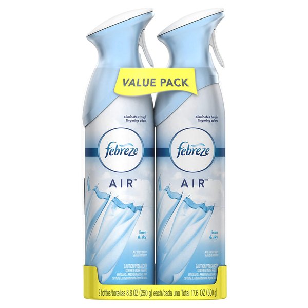 Febreze Air Effects Air Freshener Linen and Sky 8.8 Ounce 2 Pack