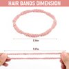 24PCS Boho Hair Ties for Women, Boarunch Hair Tie Bracelets Elastic Hair Ties for Thick Hair 6 Styles of Dual-Use Bracelets and Hair Tie No Damage Hair Accessories for Girls