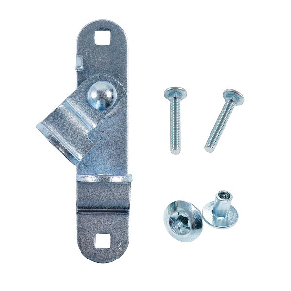 Cargo Trailer Door hasp Bar Lock Handle Keeper Padlock Race Enclosed car Hauler 5/16" Thread Torx Truss Dome Head Nut w/ 5/16" x 2" Carriage Bolts