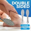 Stainless Steel Foot Scraper | Professional Double-Sided Foot File Callus Remover for Feet | Foot Rasp Scrubber for Wet Or Dry Skin | Easy to Clean Pedicure Tool, Heel Grater for Feet