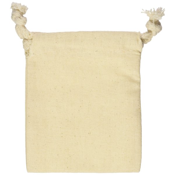 Nakpunar Cotton Drawstring Muslin Bags 3" x 4" - Pack of 24 - Wedding, Party, Jewelery favor Bags