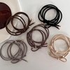 5 Pcs Fashion Women's Knotting Rubber Bands Reusable Hair Bands High Elasticity Seamless Hair Bands do Not Hurt Hair Suitable for Girls to Tie Their Hair in Daily Life(MS0