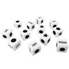Left Right Center Dice Only 12 Dices Left Right Center Dice Game Prime Dice Only（ six Sided ，16mm Standard Size, Easy to Grip）