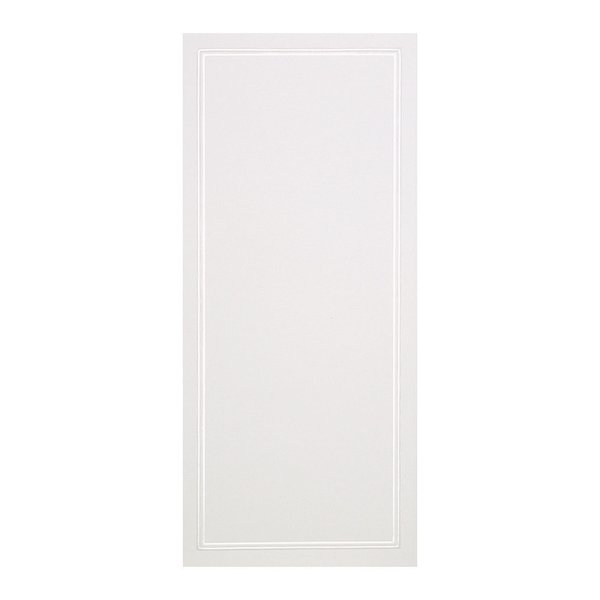 Gartner Studios Pearl White Trifold Wedding Program, Print at Home, 8.5” x 11” Unfolded, 50 Count