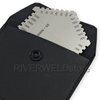 RIVERWELD Hexagonal Wet Film Comb Thickness Gauge Card 25-3000 um Measurement Thickness for Paint and Coating
