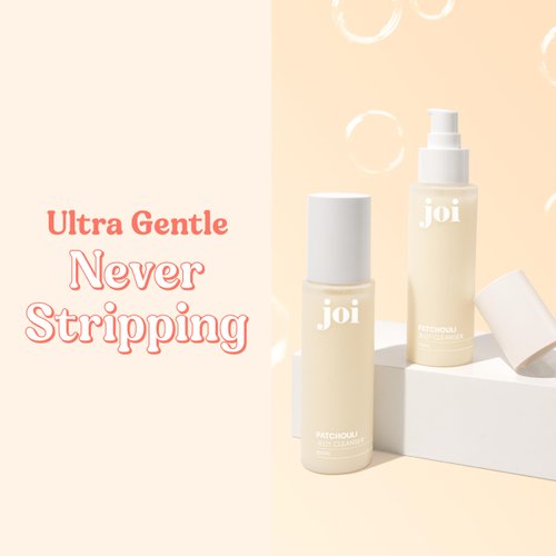 Joi Patchouli Jelly Cleanser | Ultra Gentle & Hydrating Face Wash | Sulfate & Paraben Free | For All Skin Types 1.4 Oz