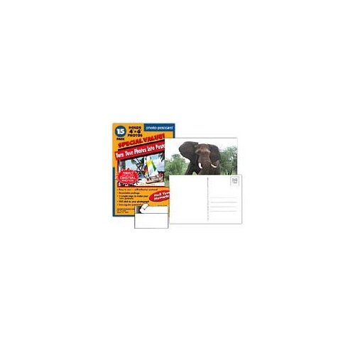 Make-Your-Own 4x6 Photo Postcards; 12+3 Pack
