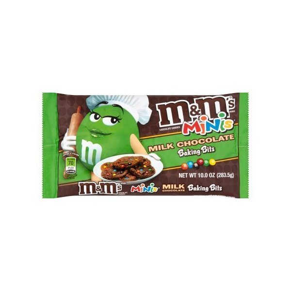 M&M's Christmas Baking Bits Milk Chocolate Minis, 10 oz