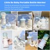 Little Bo Baby Portable Bottle Warmer Set, Universal Compatible, Quick & Easy Warming, 4 Temperature Settings, Upgraded Design, BPA Free, Baby Bottle Warmer