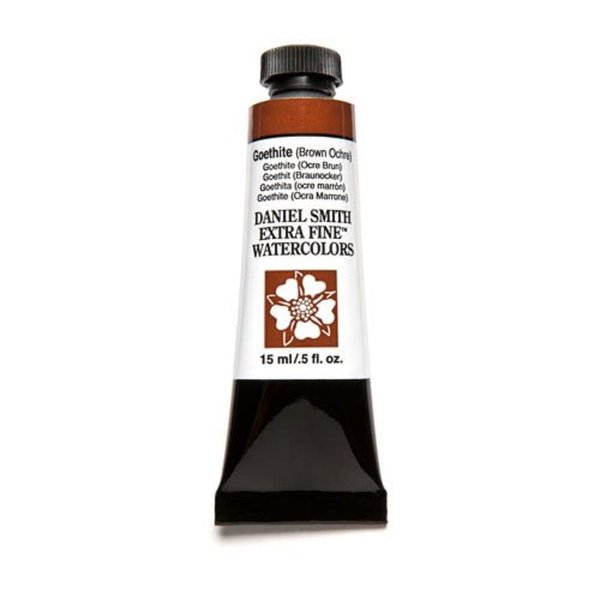 Daniel Smith Extra Fine Watercolor 15ml Paint Tube, Goethite-Brown Ochre (284600144), 0.5 Fl Oz (Pack of 1)