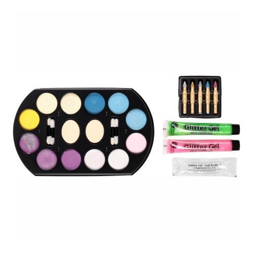 Rubies Glitter Fashion Makeup Set 9 pc Pack