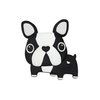Loulou Lollipop Boston Terrier Soft Silicone Teether - Premium Baby Teether Toy