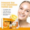 Dermaxgen Vitamin C Complete Facial Care Kit - Organic Glowing Skin Anti-Aging, Rejuvenating, Boosting Collagen & Hydrating - Day & Night Brightening Skincare Gift Set