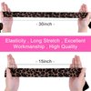 SUPERLOOK 4PCS Lace Melting Band, Elastic Bands for Wig Edges Wig Band, Wig Holding Band for Wigs Edge Wrap, Leopard Print Wig (4pcs/pack-jd) (JD325, band)…
