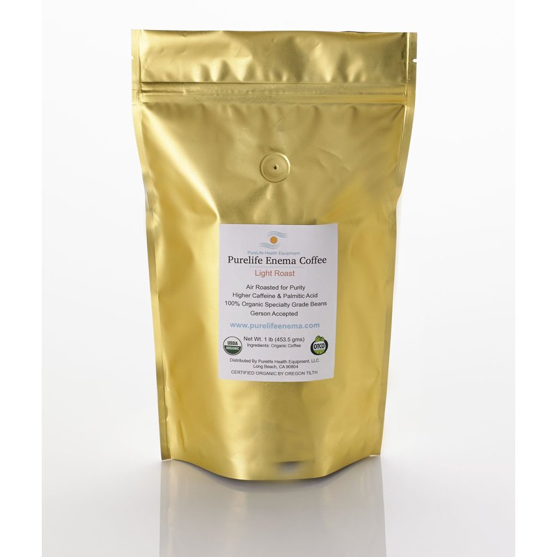 Purelife Organic Enema Coffee- 2 LBS Light AIR Roast- Ground - Lab ...