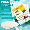CGBOOM 216 PCS Acne Pimple Master Patches,1.5% Salicylic Acid and Niacinamide, Spot & Blemish Treatment Stickers Invisible Hydrocolloid Patches, 2 Sizes （8mm, 12mm）