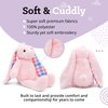 Plushible Easter Bunny Plush, Cuddly, Soft, Embroidered Stuffed Animal Toy for Newborns, Kids, Boys, & Girls - 18 Inch Plush Rabbit/Bunny Stuffed Animal - Easter Plush Toy - Soft Plush Stuffed Bunny