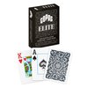 Copag Elite 100% Plastic Playing Cards, Poker Size (Standard) Jumbo Index Single Deck (Black)