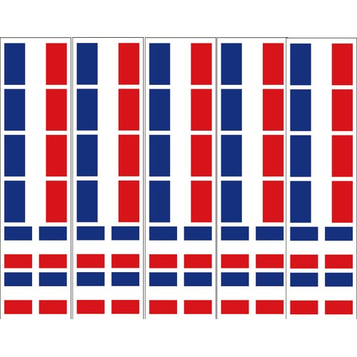 40 Tattoos: French Flag, France Party Favors