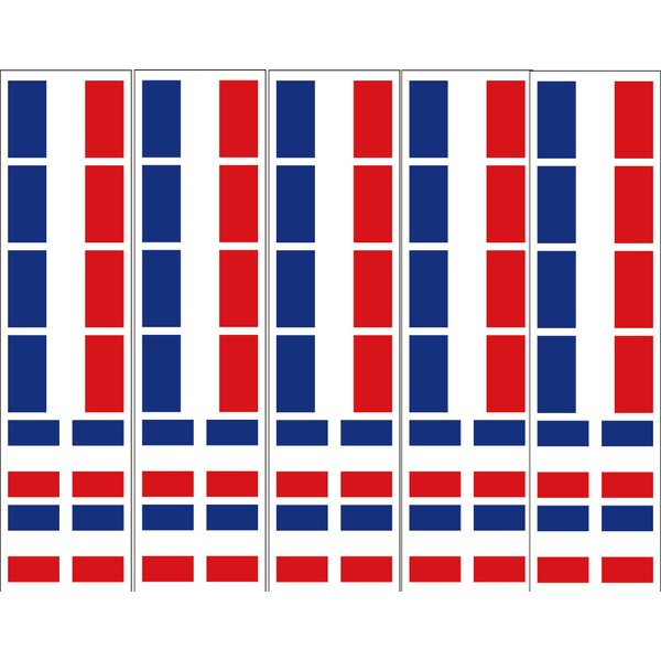 40 Tattoos: French Flag, France Party Favors