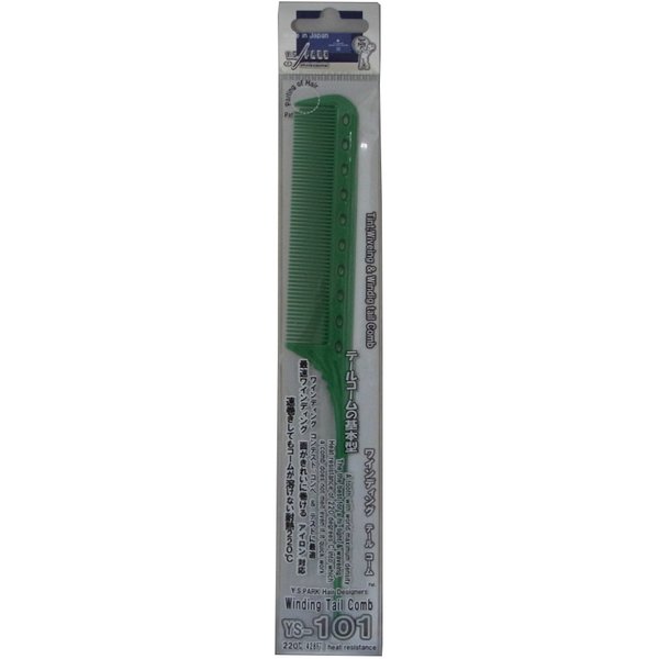 YS Park 101 Winding Tail Comb - Green