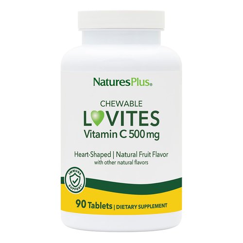 Nature's Plus - Lovites Chewable Vitamin C 500 mg, 90 count