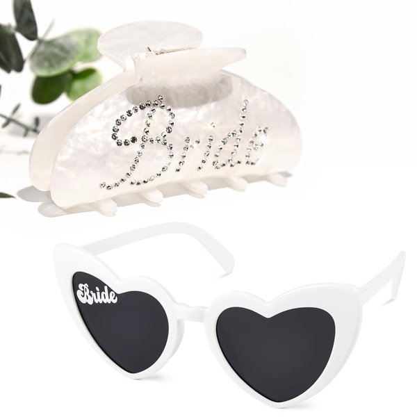 Bridal Shower Gifts for Women Bride Claw Hair Clip Bride To Be Gift Set Bachelorette Party Wedding Gifts Wedding