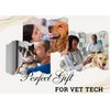 InnoBeta Vet Tech Gifts, Ballpoint Pen Set of 4, Appreciation Gifts for Veterinary Technologists on Christmas, Birthday and End of Year
