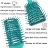 Mubril Wet & Dry Vented Hair Brush for Faster Blow Drying, Ultra-Soft IntelliFlex Bristles Detangling Hair Brush Glides Through Tangles Ease for Men & Women & Children & Kids All hair types (Green)