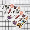 Babymiu Anime JJK Temporary Tattoo（8 Sheets) Gifts Anime Decor Merch Cosplay Temporary Tattoos Cartoon Stickers Decal Party Favors Supplies for Teens Kids Man