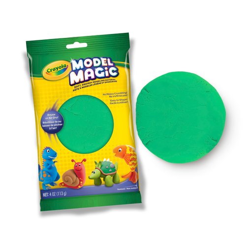 Crayola Model Magic in Green, Modeling Clay Alternative, 4oz