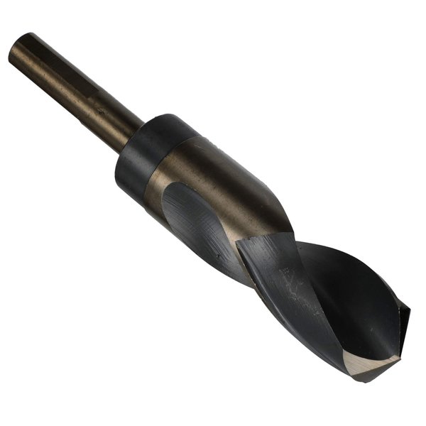 Drill America 1-1/2" Reduced Shank High Speed Steel Black & Gold Contractor Drill Bit with 3-Flat 1/2" Shank, KFD3F Series