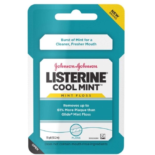 Reach Dental Floss, Cool Mint 55 yds (Pack of 8)
