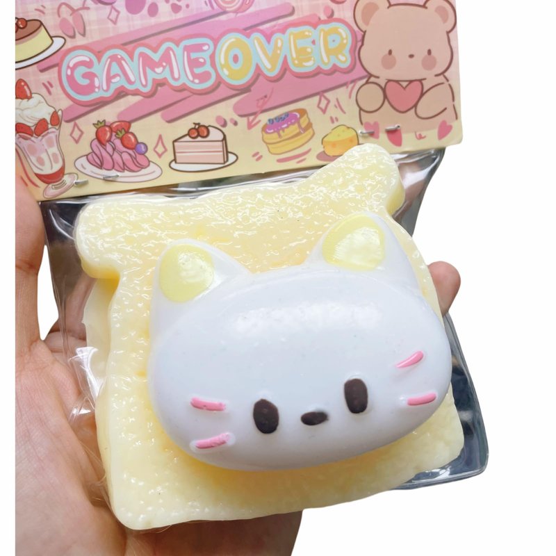 Cat Taba Squishy Squeeze Toys, Kawaii FuFu Squishies PVC Sensory Toys ...