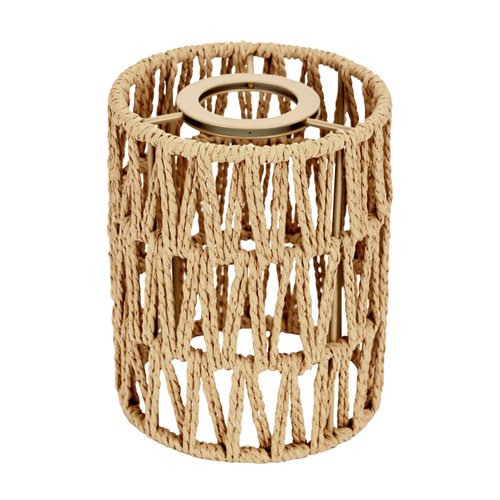 1 Pack Rattan Lamp Shade, Handwoven Natural wicker lamp shade, Boho Pendant Light Shades for Living Room, Bedroom, Kitchen - Eco-friendly & Stylish Home Decor