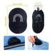 NEETUE 16 pcs Pocket Palm Combs，Palm Hair Brush，Shampoo Comb, Massager Hair Brush Comb for Men Women (Black)