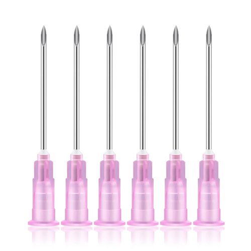 18 Gauge Needles 1.5 Inch Dispensing Needle, 100 Pack Luer Lock Individually Sealed Wrapped, Labs Tools Accessories for Scientific, Measuring and Refilling, Industrial Dispensing Accessories